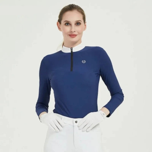 Long Sleeve Fall Autumn Rider Lady Tshirt