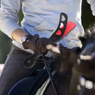 PU Leather Soft Anti-slip Handle Riding Paddle
