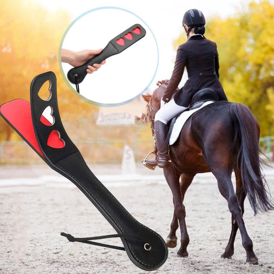 PU Leather Soft Anti-slip Handle Riding Paddle