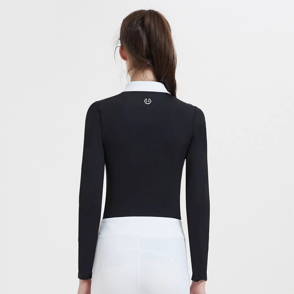 Long Sleeve Fall Autumn Rider Lady Tshirt